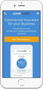 CoverWallet makes it simple for small businesses to understand, buy, and manage insurance. Access the platform from your phone or computer. (PRNewsFoto/CoverWallet)