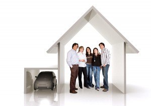 bigstock-Family-Home-And-Car-1017848