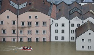 Flooding in Passau in southern Germany AP Photo