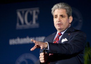 Travelers CEO Jay Fishman Speech On Economy (Bloomberg Photo)