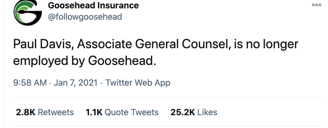 Goosehead Insurance Axes Employee Involved in Storming of