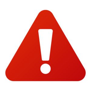Attention icon danger button and attention warning sign. Attention security alarm symbol. Danger warning attention sign with symbol information and notification icon vector