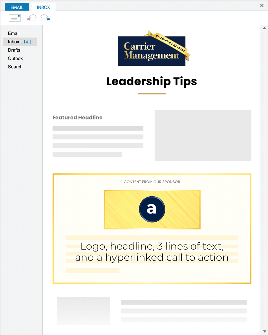 Carrier Management Leadership Tips eNewsletter